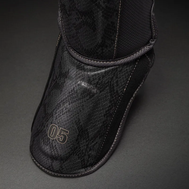 Venum Impact Evo Scales Shin Guards - Dark Grey - Image 3