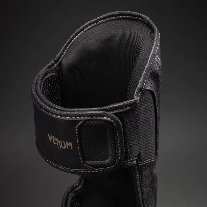 Venum Impact Evo Scales Shin Guards - Dark Grey - Image 4