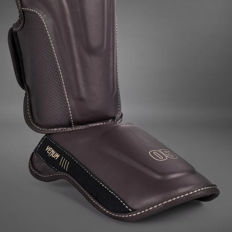 Venum Impact Evo Shin Guards - Chocolate - Image 2