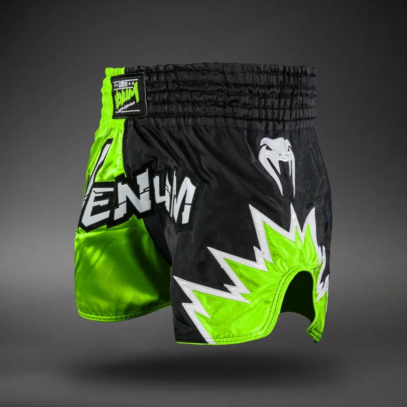 Venum Inferno 2.0 Muay Thai Shorts - Green/Black - Image 3