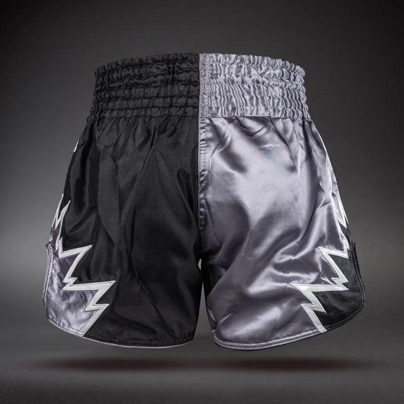 Venum Inferno 2.0 Muay Thai Shorts - Grey/Black - Image 3