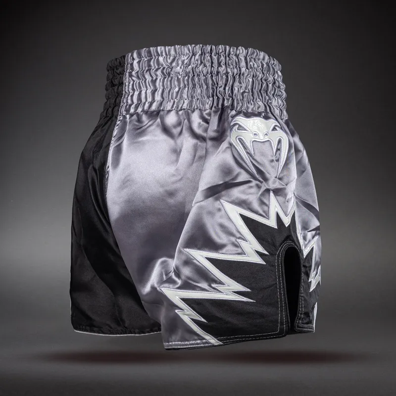 Venum Inferno 2.0 Muay Thai Shorts - Grey/Black - Image 4