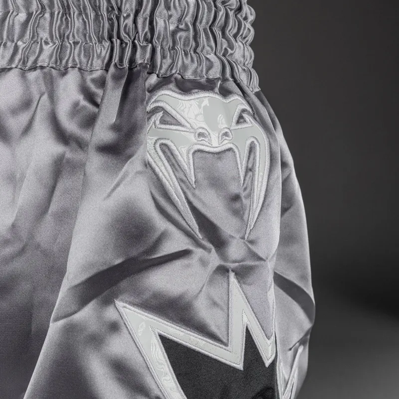 Venum Inferno 2.0 Muay Thai Shorts - Grey/Black - Image 5
