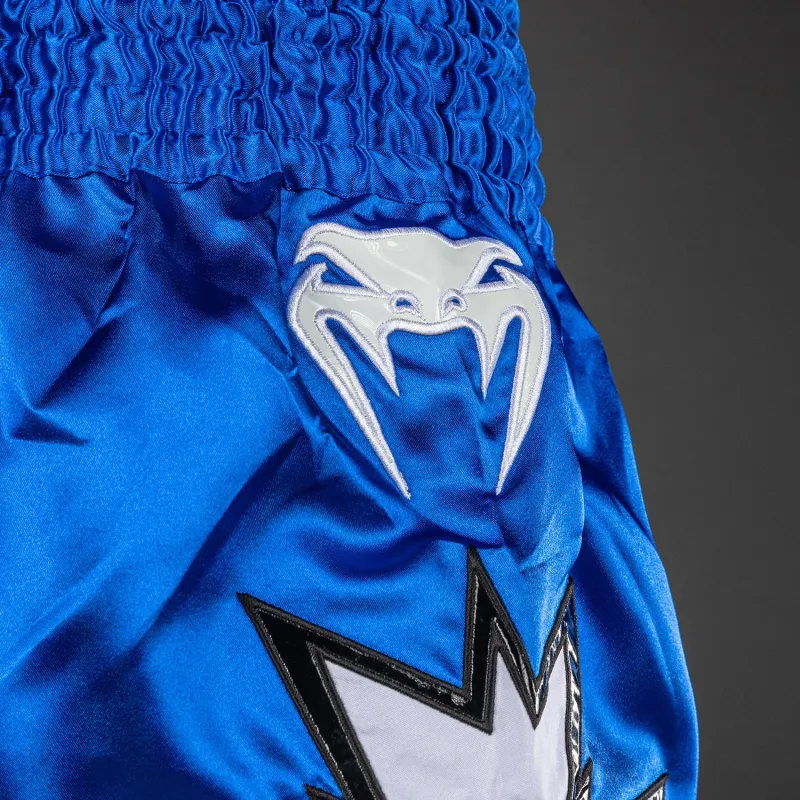 Venum Inferno 2.0 Muay Thai Shorts - White/Blue - Image 5