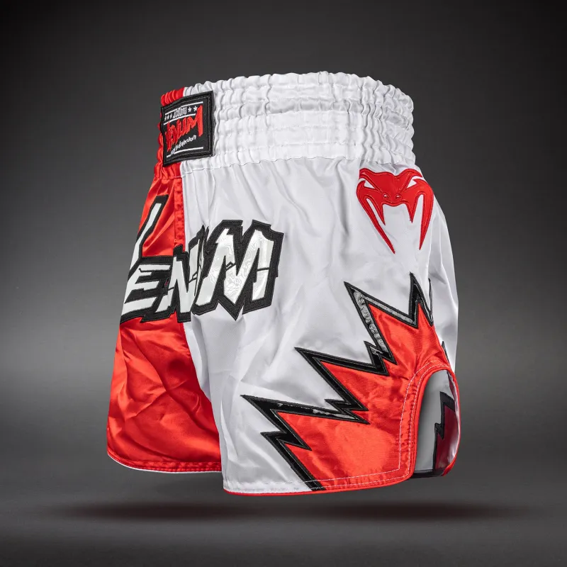 Venum Inferno 2.0 Muay Thai Shorts - Red/White - Image 2