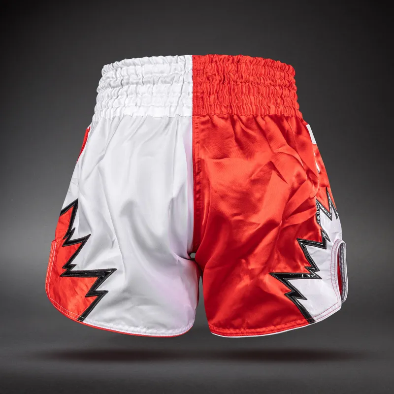Venum Inferno 2.0 Muay Thai Shorts - Red/White - Image 3
