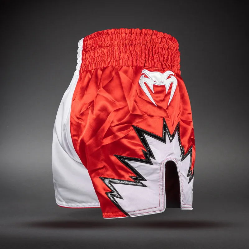 Venum Inferno 2.0 Muay Thai Shorts - Red/White - Image 4