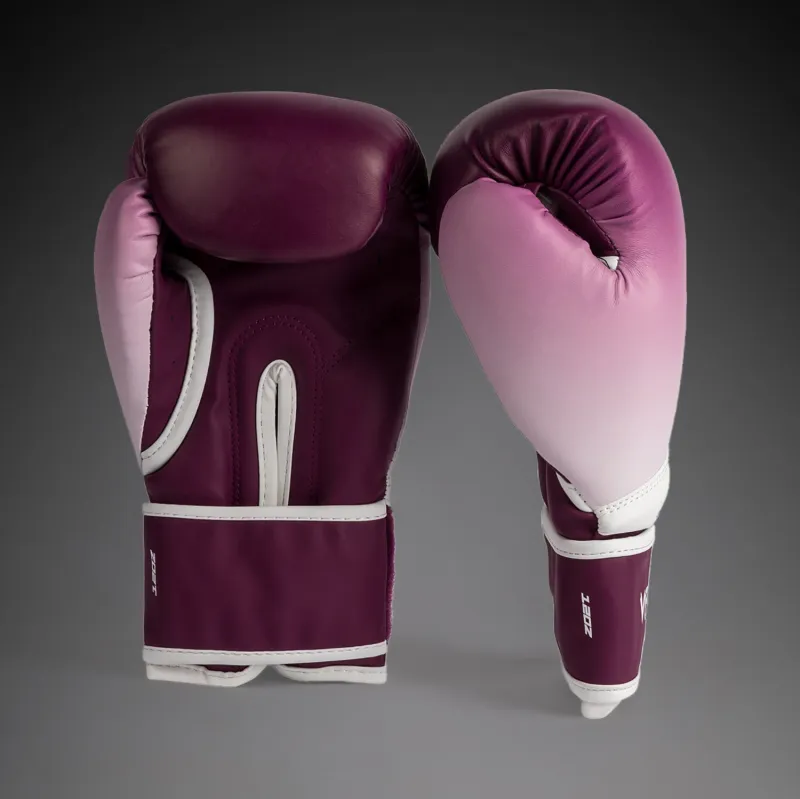 Venum Iris Boxing Gloves - Plum/white - Image 2