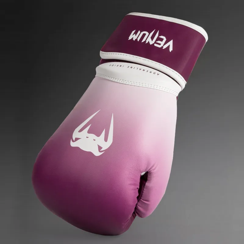 Venum Iris Boxing Gloves - Plum/white - Image 4
