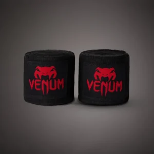 Venum Kontact Boxing Hand Wraps - Black/Red - 4m (157 in)