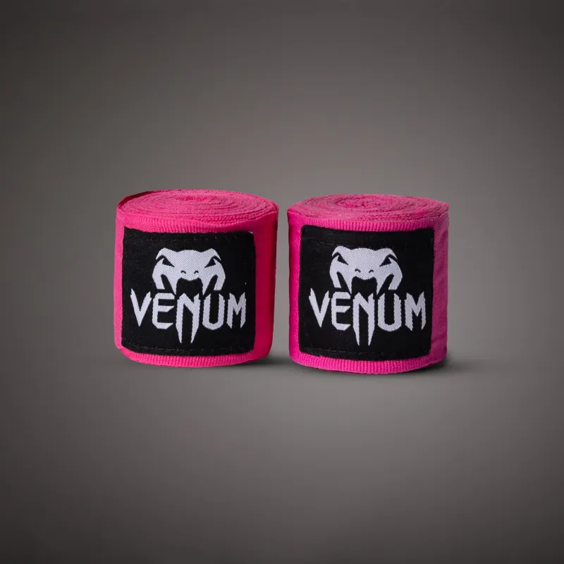 Venum Kontact Boxing Hand Wraps - Neon Pink - 4.5m (180 in) - Image 2