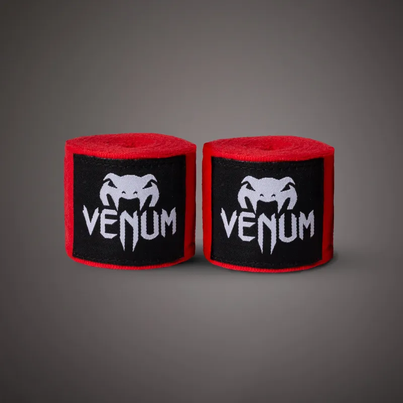 Venum Kontact Boxing Hand Wraps - Red - 2.5m (98 in) - Image 2