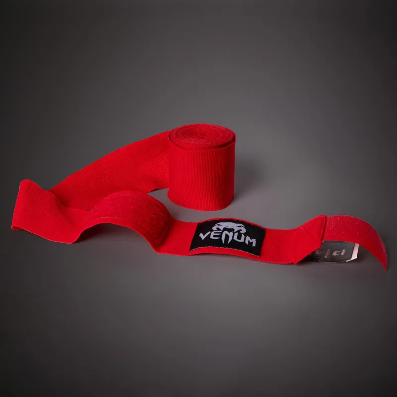 Venum Kontact Boxing Hand Wraps - Red - 2.5m (98 in) - Image 3