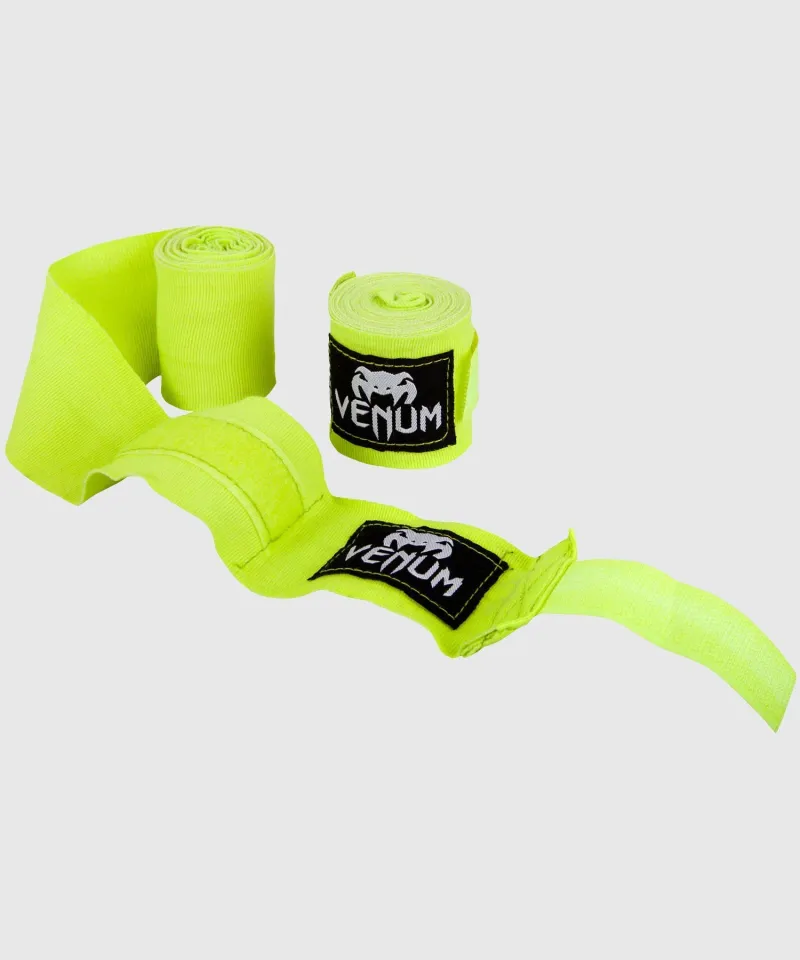 Venum Kontact Boxing Handwraps - Neon Yellow - 180 in - Image 2