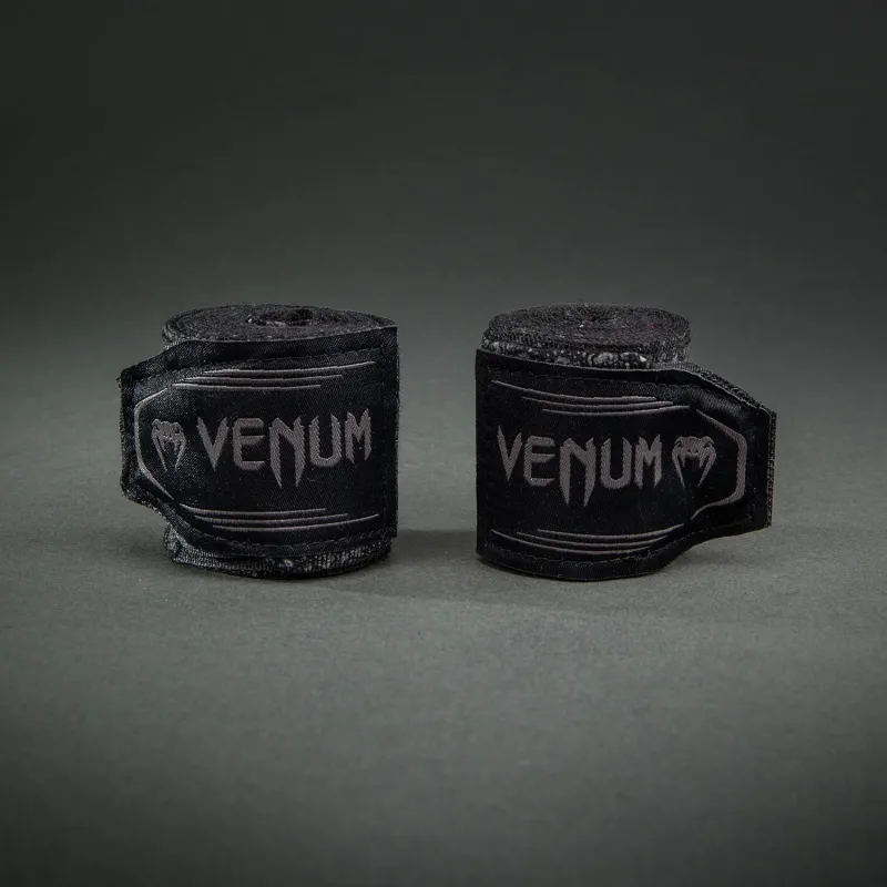 Venum Kontact Evo Santa Muerte Handwraps - Black/White - Image 2