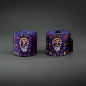 Venum Kontact Evo Santa Muerte Handwraps - Dark Purple