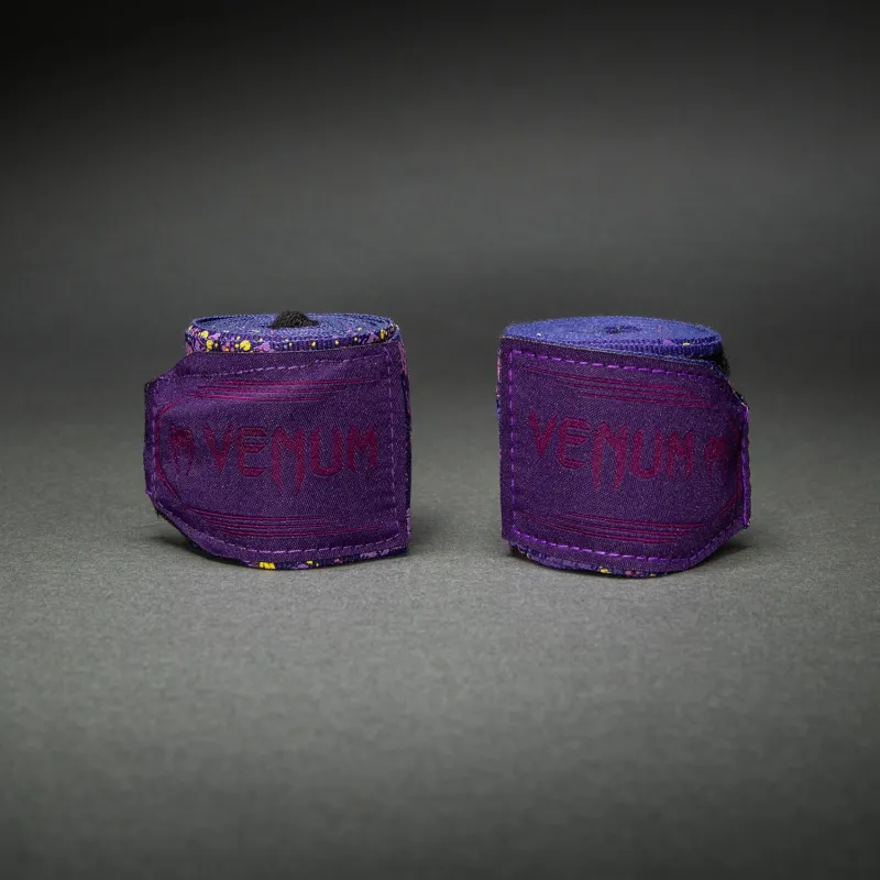 Venum Kontact Evo Santa Muerte Handwraps - Dark Purple - Image 2
