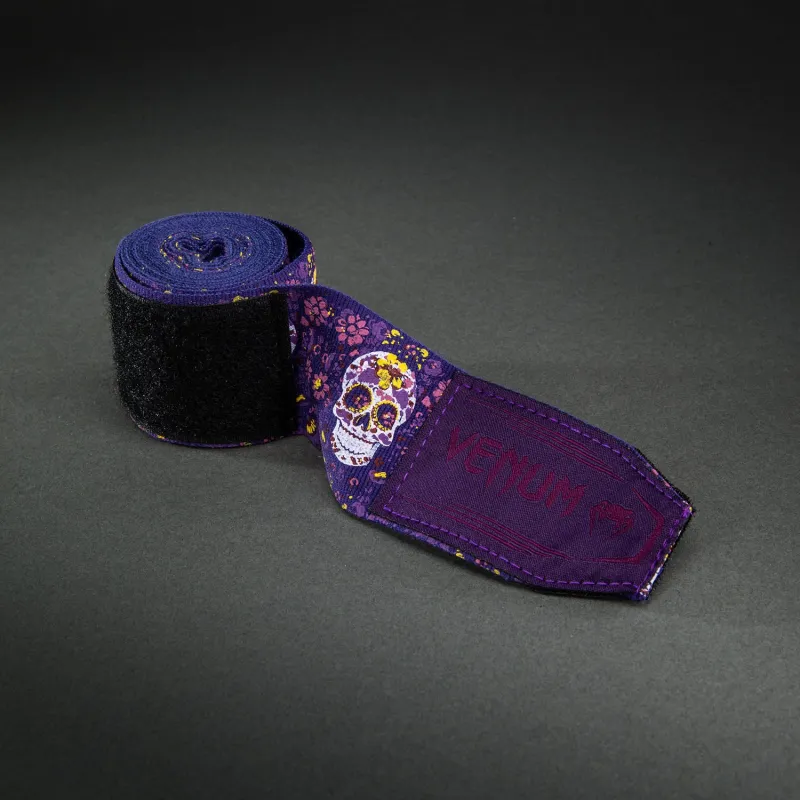 Venum Kontact Evo Santa Muerte Handwraps - Dark Purple - Image 3