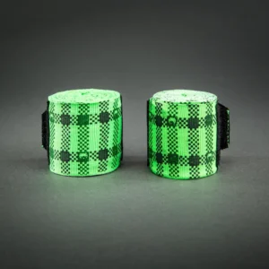 Venum Kontact Evo Tartan Handwraps - Neon Green