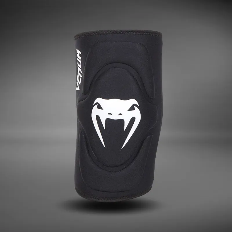Venum Kontact Lycra/Gel Knee Pads - Black - Image 2