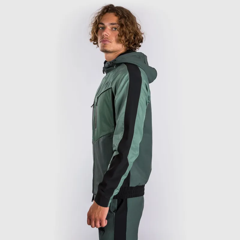 Venum Laser 3.0 Track Jacket - Black/Khaki - Image 5