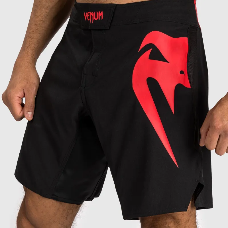Venum Light 5.0 Fighshorts - Black/Red - Image 4