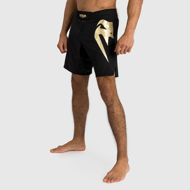 Venum Light 5.0 Fightshorts - Black/Gold - Image 4