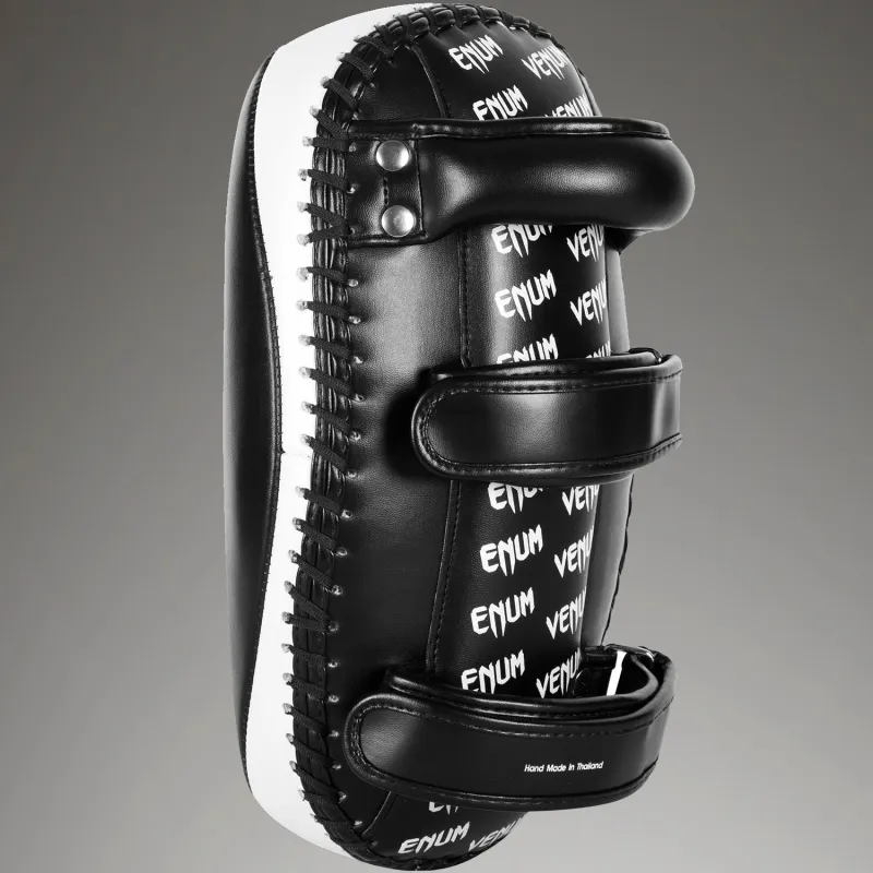 Venum Light Kick Pads - Skintex Leather - Black/Ice (Pair) - Image 4