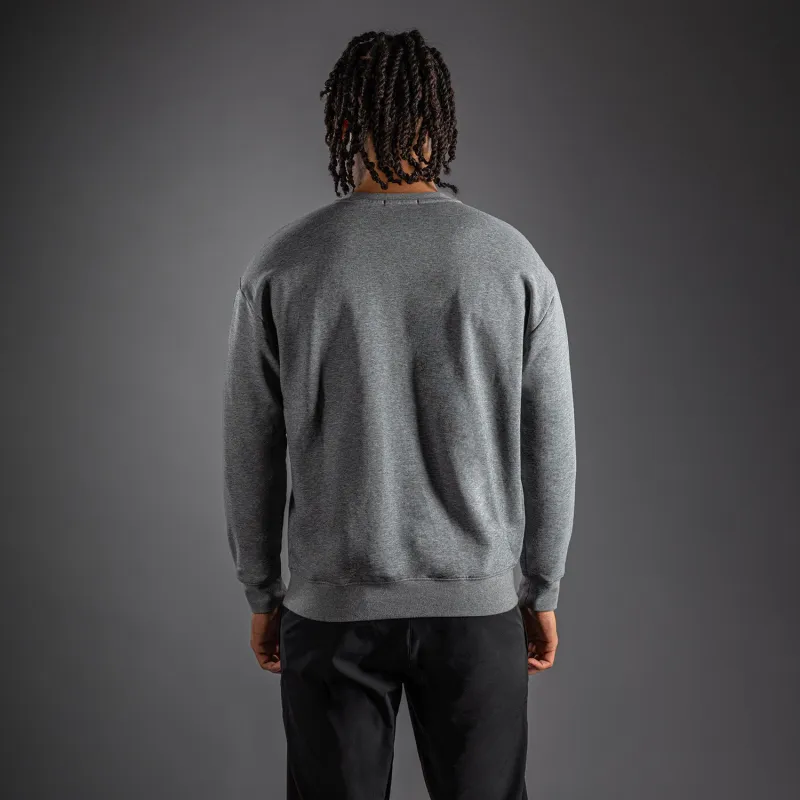 Venum Lineup Fleece Crew - Grey/White - Image 4