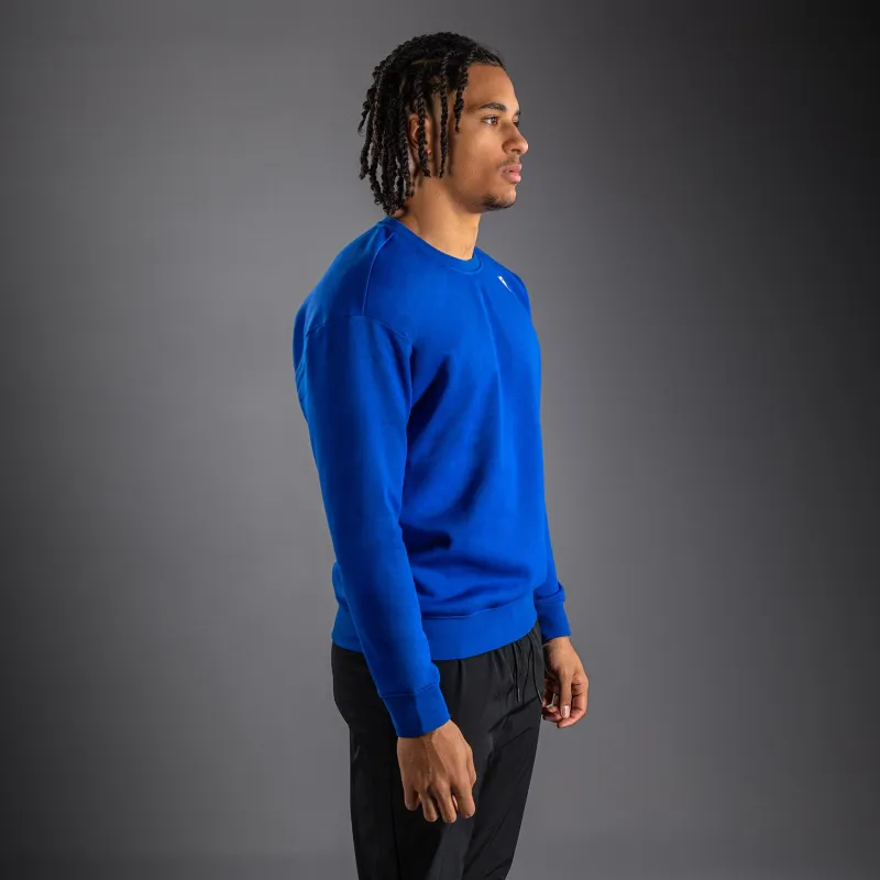 Venum Lineup Fleece Crew Royal - Blue/White - Image 2