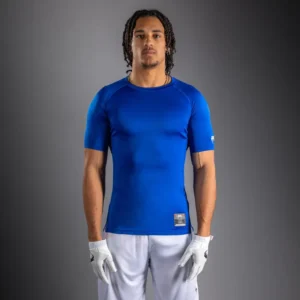 Venum Lineup Half Sleeve Compression Shirt Royal - Blue/White