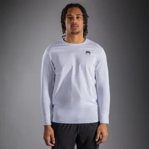 Venum Lineup Long Sleeve T-Shirt - White/Black
