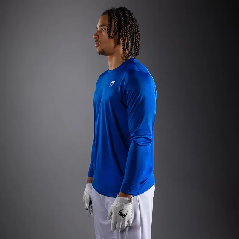 Venum Lineup Performance Long Sleeve T-Shirt Royal - Blue/White - Image 3