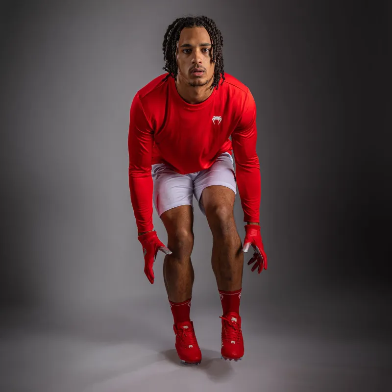 Venum Lineup Performance Long Sleeve T-Shirt - Red/White - Image 5