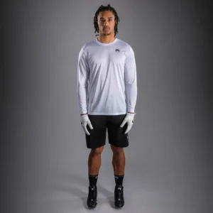 Venum Lineup Performance Long Sleeve T-Shirt - White/Black