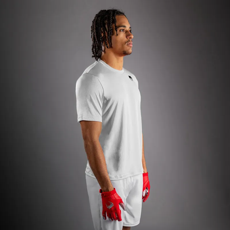Venum Lineup Performance Short Sleeve T-Shirt - White/Black - Image 2