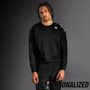 Venum Lineup Personalized Fleece Crew - Black/White