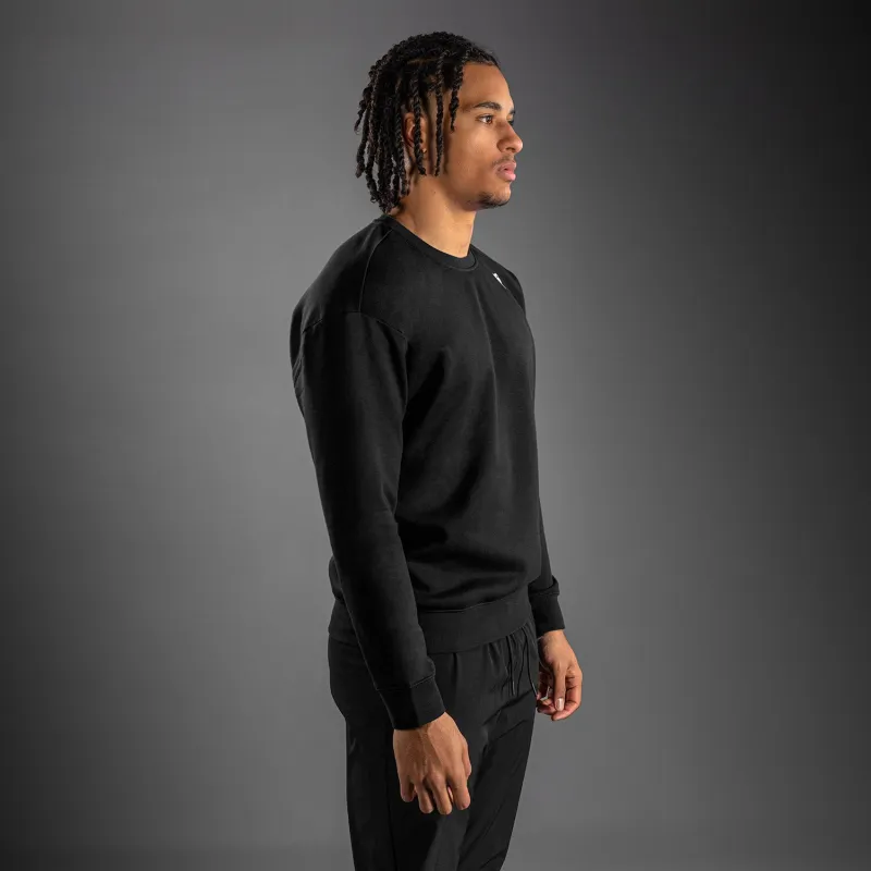 Venum Lineup Personalized Fleece Crew - Black/White - Image 2