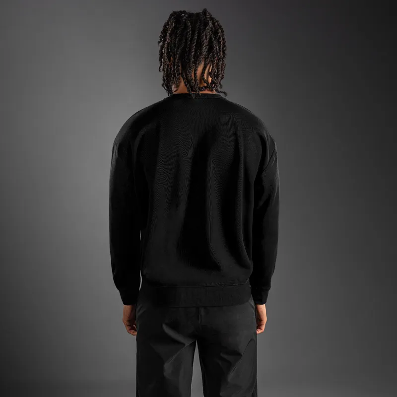 Venum Lineup Personalized Fleece Crew - Black/White - Image 4