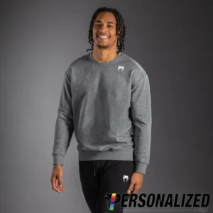Venum Lineup Personalized Fleece Crew - Grey/White