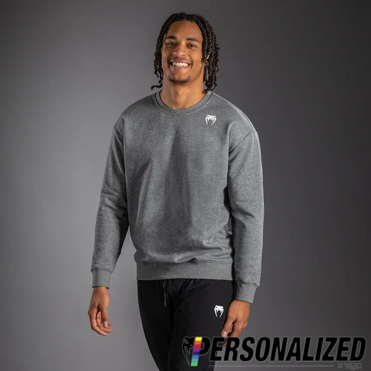 Venum Lineup Personalized Fleece Crew - Grey/White