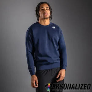 Venum Lineup Personalized Fleece Crew Navy - Blue/White