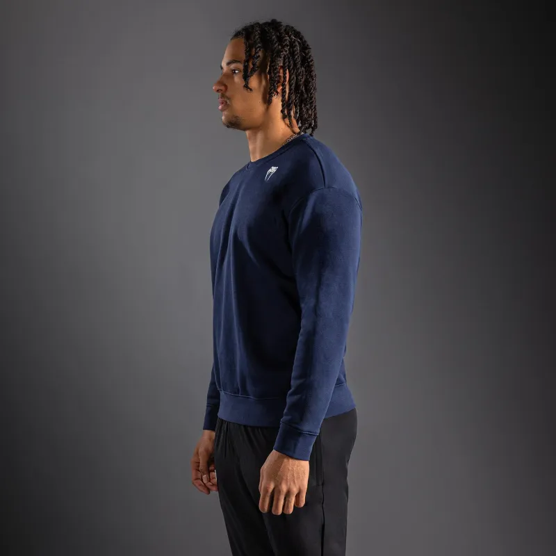 Venum Lineup Personalized Fleece Crew Navy - Blue/White - Image 3