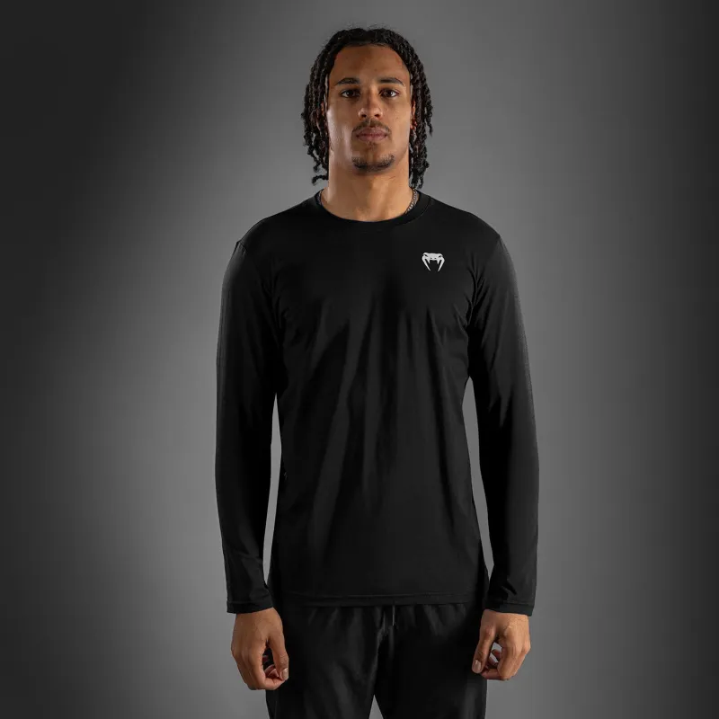 Venum Lineup Personalized Long Sleeve T-Shirt - Black/White - Image 5