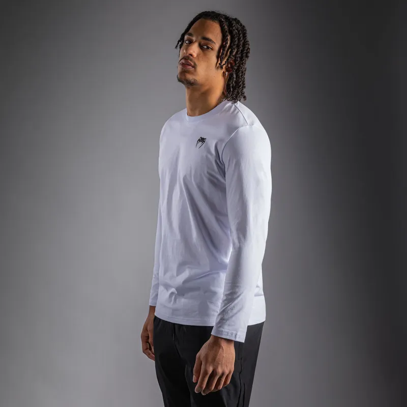 Venum Lineup Personalized Long Sleeve T-Shirt - White/Black - Image 2