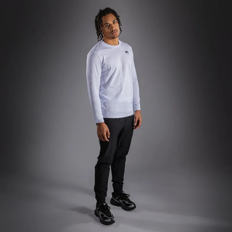 Venum Lineup Personalized Long Sleeve T-Shirt - White/Black - Image 4