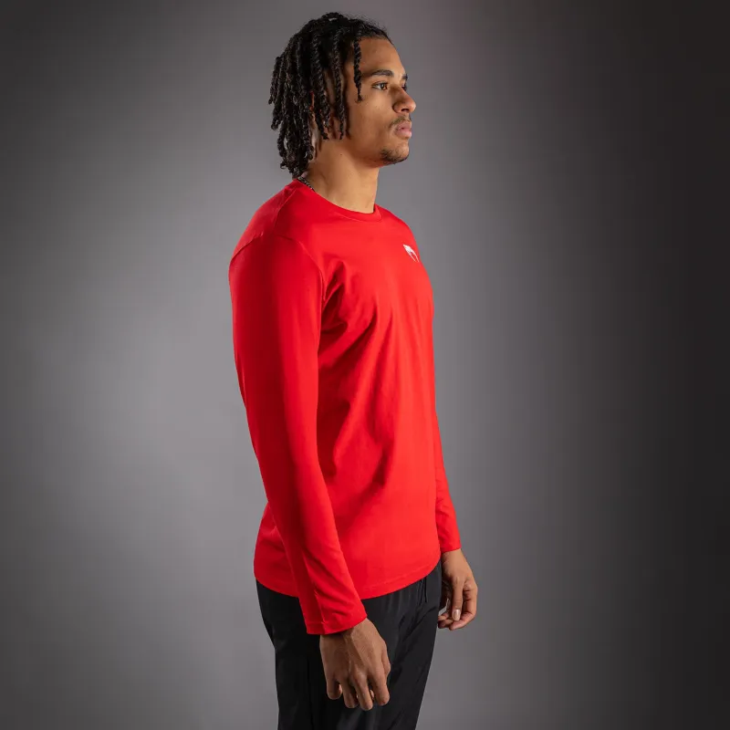Venum Lineup Personalized Long Sleeve T-Shirt - Red/White - Image 2