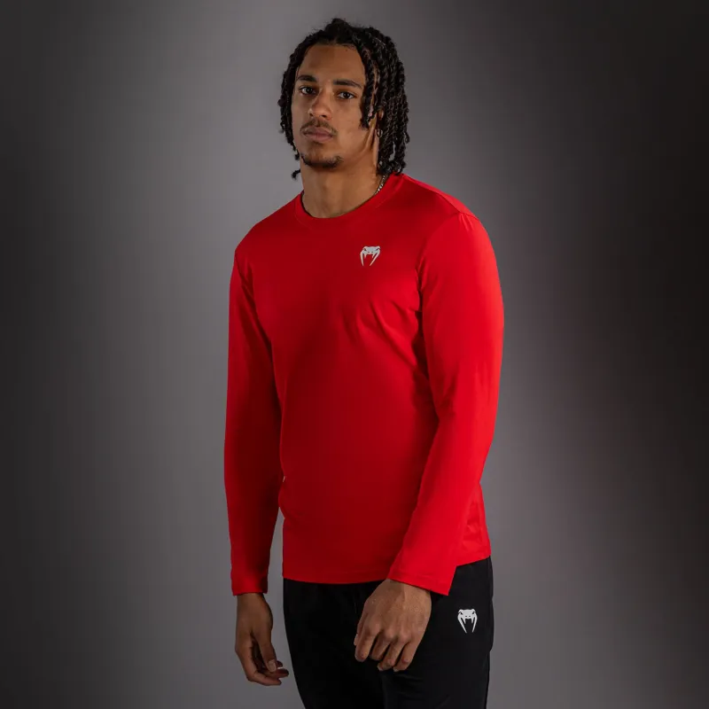 Venum Lineup Personalized Long Sleeve T-Shirt - Red/White - Image 5
