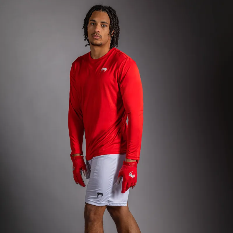 Venum Lineup Personalized Performance Long Sleeve T-Shirt - Red/White - Image 4