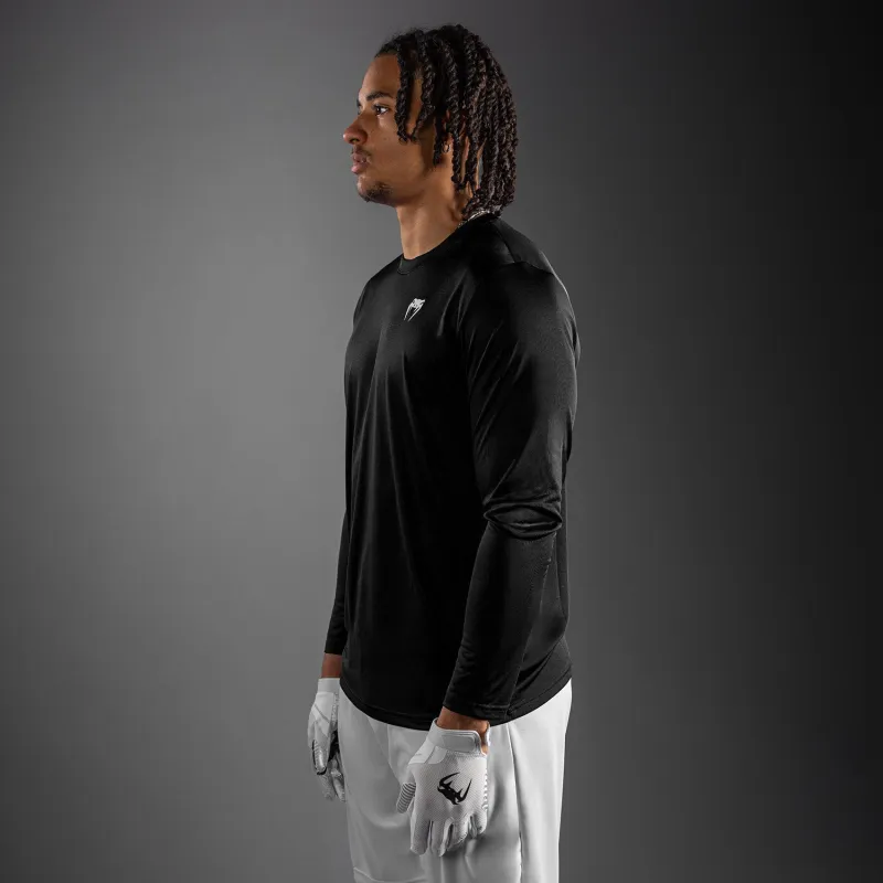 Venum Lineup Personalized Performance Long Sleeve T-Shirt - Black/White - Image 3